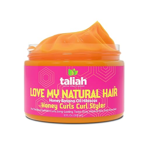 Taliah Waajid Love My Natural Hair Honey Curls Curl Styler 12oz - Curl Defining Cream with Honey - Moisturizing, Frizz-Control Styler for Natural Beauty & Personal Care Taliah Waajid black earth products