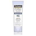 Neutrogena Ultra Sheer Dry-Touch Water Resistant and Non-Greasy Sunscreen Lotion with Broad Spectrum SPF 45, 3 fl. oz Beauty & Personal Care Neutrogena