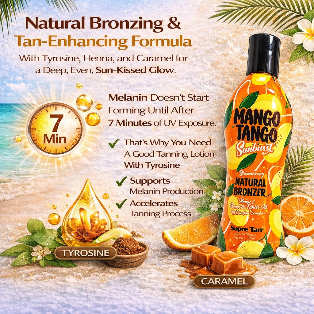 Mango Tango Sunburst Shimmering Natural Bronzer 8oz Beauty & Personal Care Supre