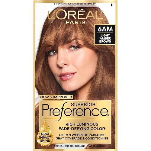 L’Oreal ParisSuperior Preference - 6AM Light Amber Brown (Warmer) 1 Each (Pack of 8) Beauty & Personal Care L'Oreal Paris