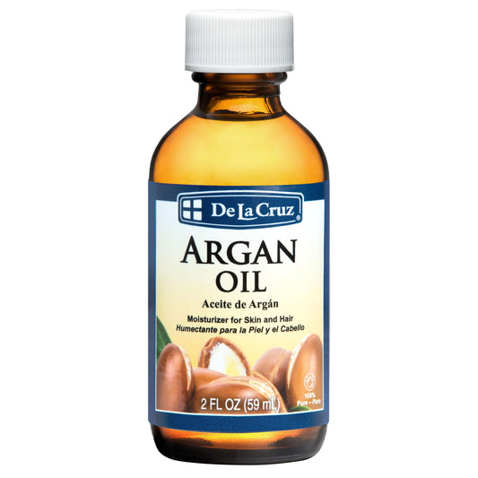 De La Cruz 100% Argan Oil of Morocco - Pure Cold-Pressed Virgin Moroccan Argan Oil for Hair and Skin - 2 FL OZ Beauty & Personal Care De La Cruz