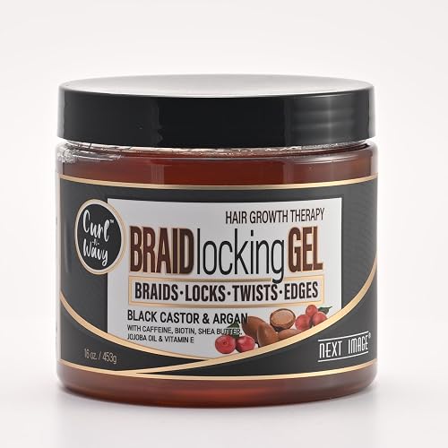 NEXT IMAGE Braid Locking Gel (Black Castor & Argan, 16 oz.) Beauty & Personal Care NEXT IMAGE
