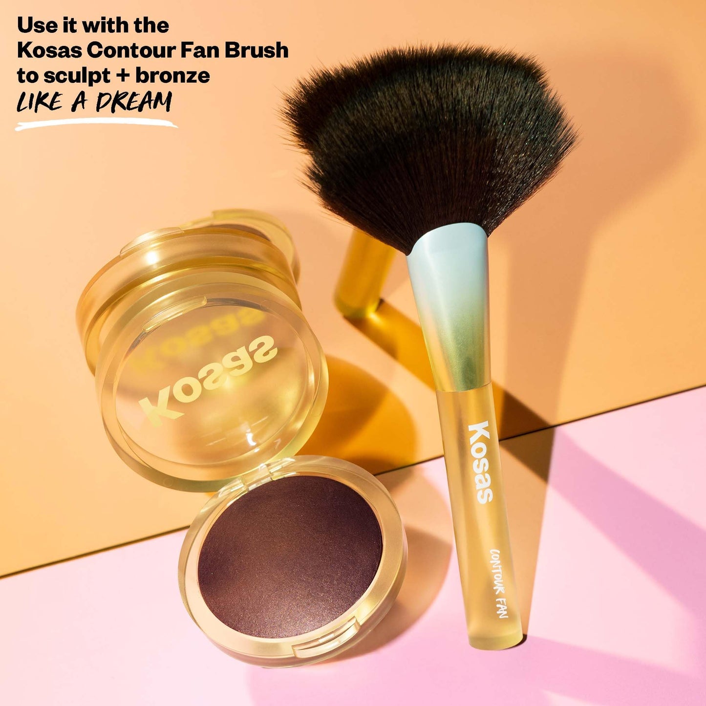 Kosas The Sun Show Glowy Warmth Baked Bronzer - Talc-Free Powder Bronzer for Face, Buildable Color, Natural Glow, Lightweight Finish, Tropic Beauty & Personal Care Kosas