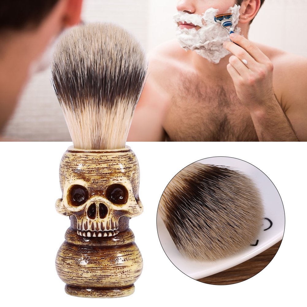 Xinwoer ??????????????????? ??????????? Mens Skull Head Salon Beard Shaving Brush Beauty and Personal Care Xinwoer