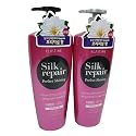 Elastine Silk Repair Perfect Shining Shampoo and Conditioner (550ml 18.6 Fl.oz/each) Beauty & Personal Care ELASTINE(??????)