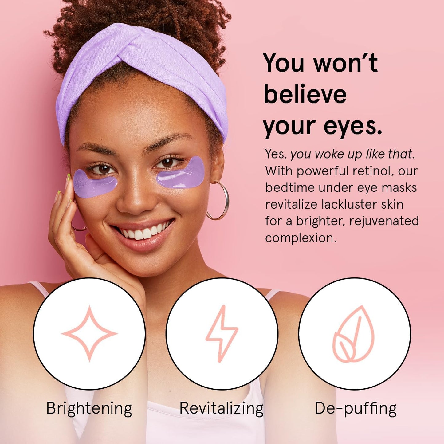 grace & stella Caffeine Under Eye Patches - Awakening Eye Patches for Puffy Eyes and Dark Circles, Under Eye Mask Patches with Niacinamide Beauty and Personal Care grace & stella