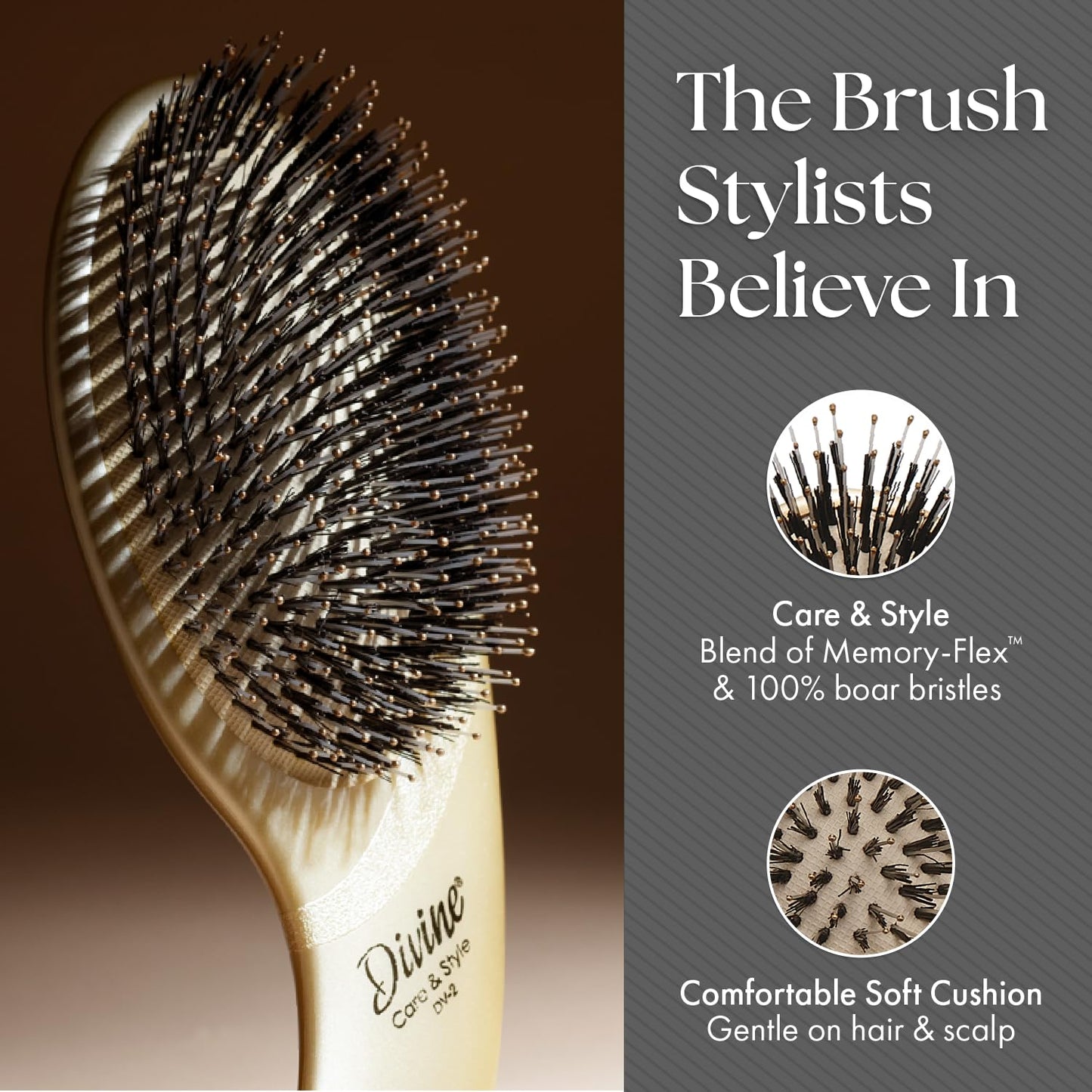 Olivia Garden Divine Revolutionary Ergonomic Design Hair Brush Beauty & Personal Care Olivia Garden