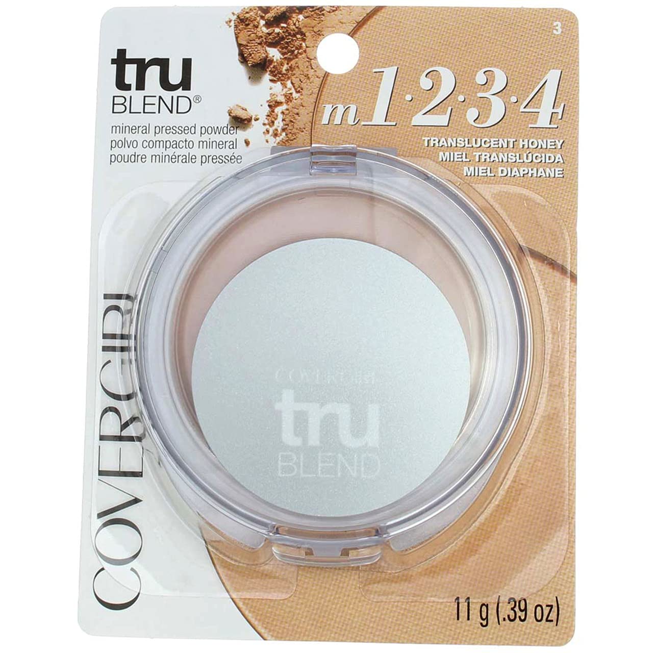 CoverGirl Trublend Pressed Powder, Translucent Honey 3, 0.39-Ounce Packages (Pack of 2) Beauty & Personal Care COVERGIRL