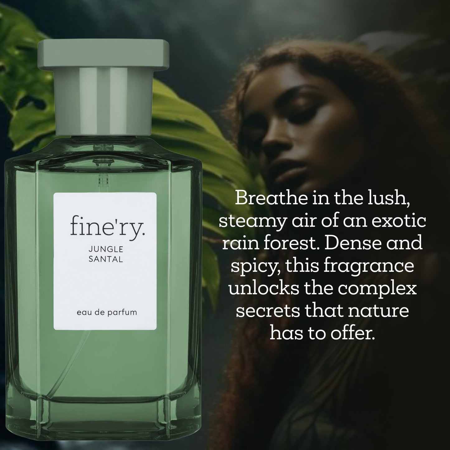 Fine'ry Jungle Santal Eau De Parfum & Body Mist Gift Set | Earthy & Woody Notes Of Papyrus Wood & Black Oolong Tea | Fine Mist Spray & Perfume Beauty & Personal Care Fine'ry