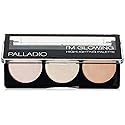 Palladio I'm Glowing Illuminating Highlighting Palette, Glow Bronzer Powder Makeup Set, High Pigmented Shimmery Colors, neutral Beauty & Personal Care Palladio