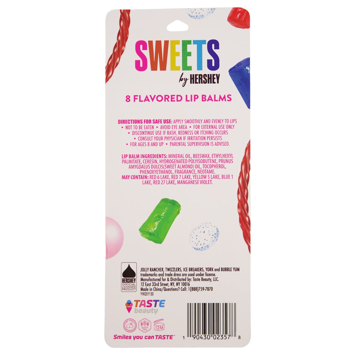 Taste Beauty Sweets by Hershey 8 Flavored Lip BALMS Beauty and Personal Care Taste Beauty