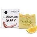 Marbela Cosmetics Handmade Soap Bar - Made in USA, Vegan Friendly, Palm Oil Free, Natural Bar Soap - Face & Body Soap for Daily Skin Care Beauty & Personal Care Marbela