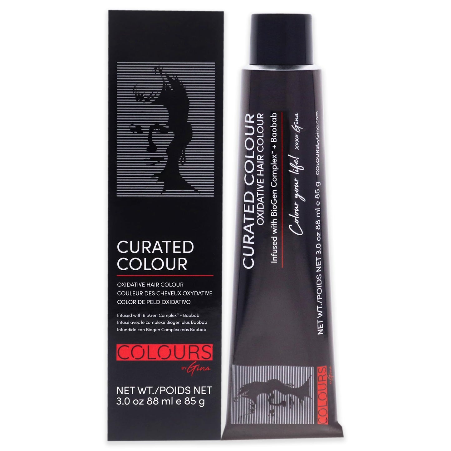 Colours By Gina Curated Colour - 1.11-1BB Deepest Black by Colours By Gina for Unisex - 3 oz Hair Color Beauty & Personal Care Colours By Gina