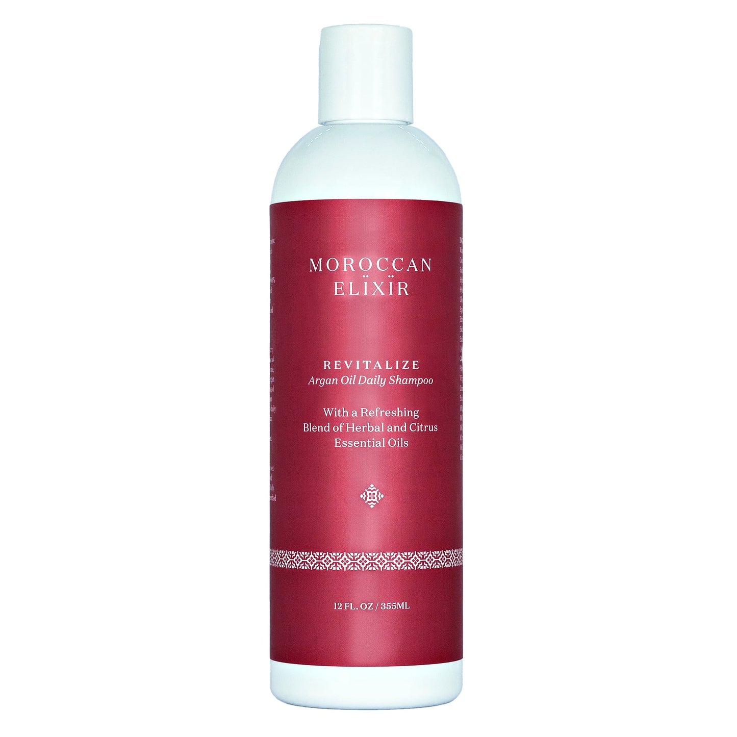 Moroccan Elixir Revitalize Argan Oil Shampoo, Paraben and Sulfate Free Shampoo Repairs Dry, Damaged, Color-treated Hair, Tames Frizz and Promotes Beauty & Personal Care Moroccan Elixir