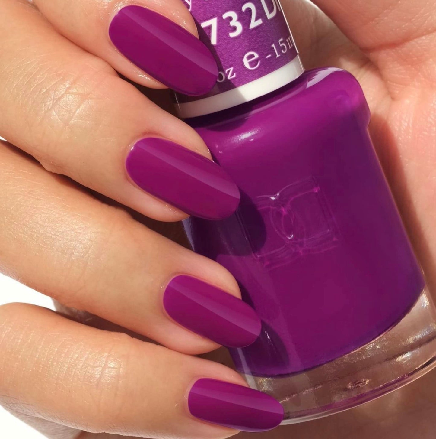 DND Gel Polish Set, Purple Collection, UV/LED Gel Polish and Air Dry Nail Lacquer, Matching Chip-Free Polish Duo, 732 Joy, 0.5 Fl Oz Beauty & Personal Care DAISY DND