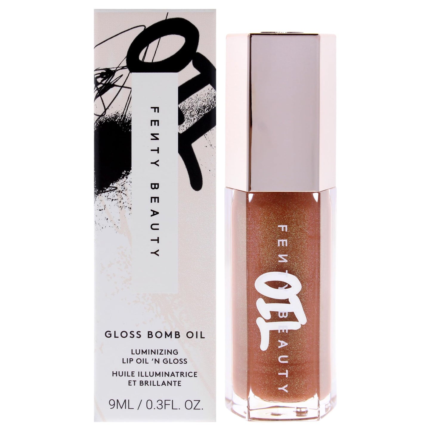 Gloss Bomb Luminizing Lip Oil N Gloss - 06 Fenty by Fenty Beauty for Women - 0.3 oz Lip Gloss Beauty & Personal Care FENTY BEAUTY