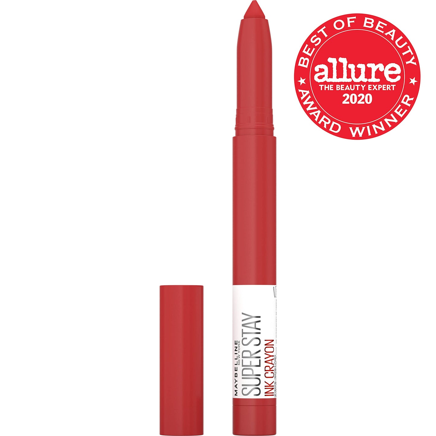 Maybelline Super Stay Ink Crayon Lipstick Makeup, Precision Tip Matte Lip Crayon with Built-in Sharpener, Longwear Up To 8Hrs, Make Moves, Red Nude, 1 Beauty & Personal Care MAYBELLINE