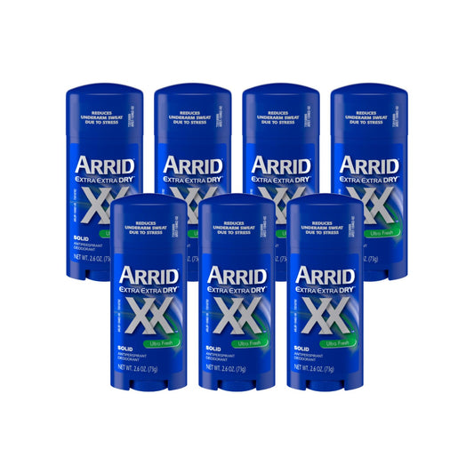 Arrid XX Extra Extra Dry Solid Antiperspirant Deodorant, Ultra Fresh, 2.6 oz. (Pack of 7) Beauty and Personal Care Arrid