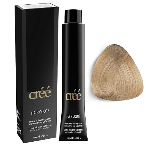 Cree Professional 10.7 - Lightest Sand Blond Permanent Hair Color - Long Lasting, Rich Vibrant - Gray Coverage 100ml - 3.4 fl.oz. Beauty & Personal Care Créé