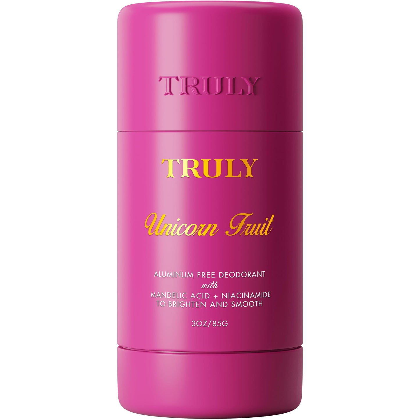 Truly Unicorn Fruit Aluminum Free Deodorant - Cotton Candy Scent - Natural Deodorant for Brighter and Smoother Underarms - 3 Oz Beauty and Personal Care Truly