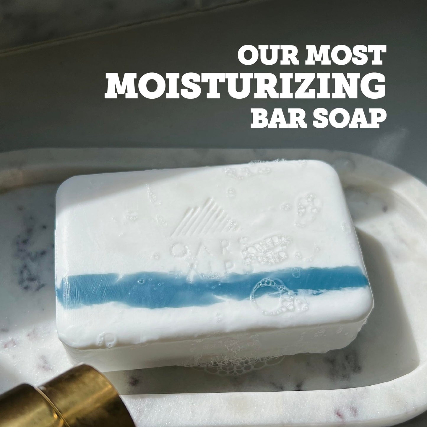 Oars + Alps Exfoliating & Moisturizing Bar Soap for Men, Deep Cleaning Soap, Clean Ingredients, All Skin Types, Shea Butter, Coconut Oil, 1pk Beauty & Personal Care Oars + Alps