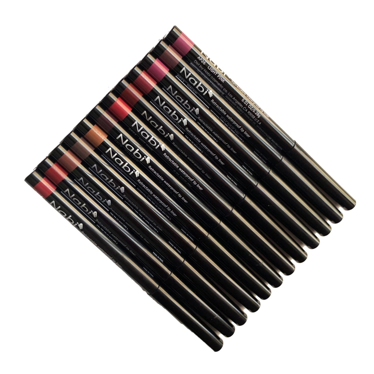 Beauty Spot 12 Colors Retractable Waterproof Lip Liner Set, Roll It Up Auto Lip Liner Pencil, Long Lasting Fade Resistant Beauty & Personal Care Beauty Spot