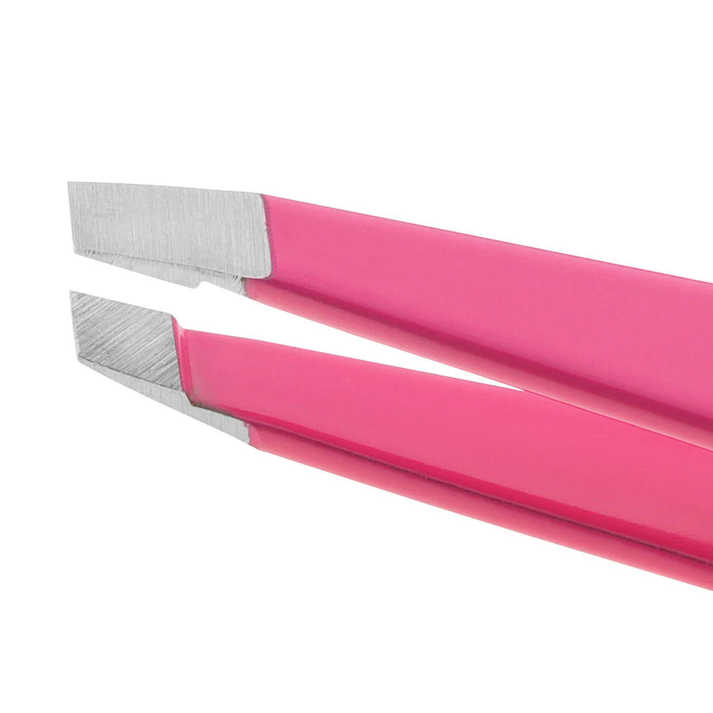 Tweezerman Stainless Steel Slant Tweezer - Eyebrow Tweezers for Women and Men (Neon Pink) Beauty and Personal Care Tweezerman
