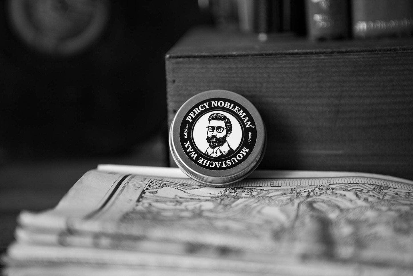 Percy Nobleman Mustache Wax From Fine Natural Ingredients Beauty & Personal Care Percy Nobleman