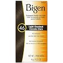 Bigen Permanent Powder Hair Color 46 Light Chestnut 5 Count (Pack of 1) Beauty & Personal Care Bigen