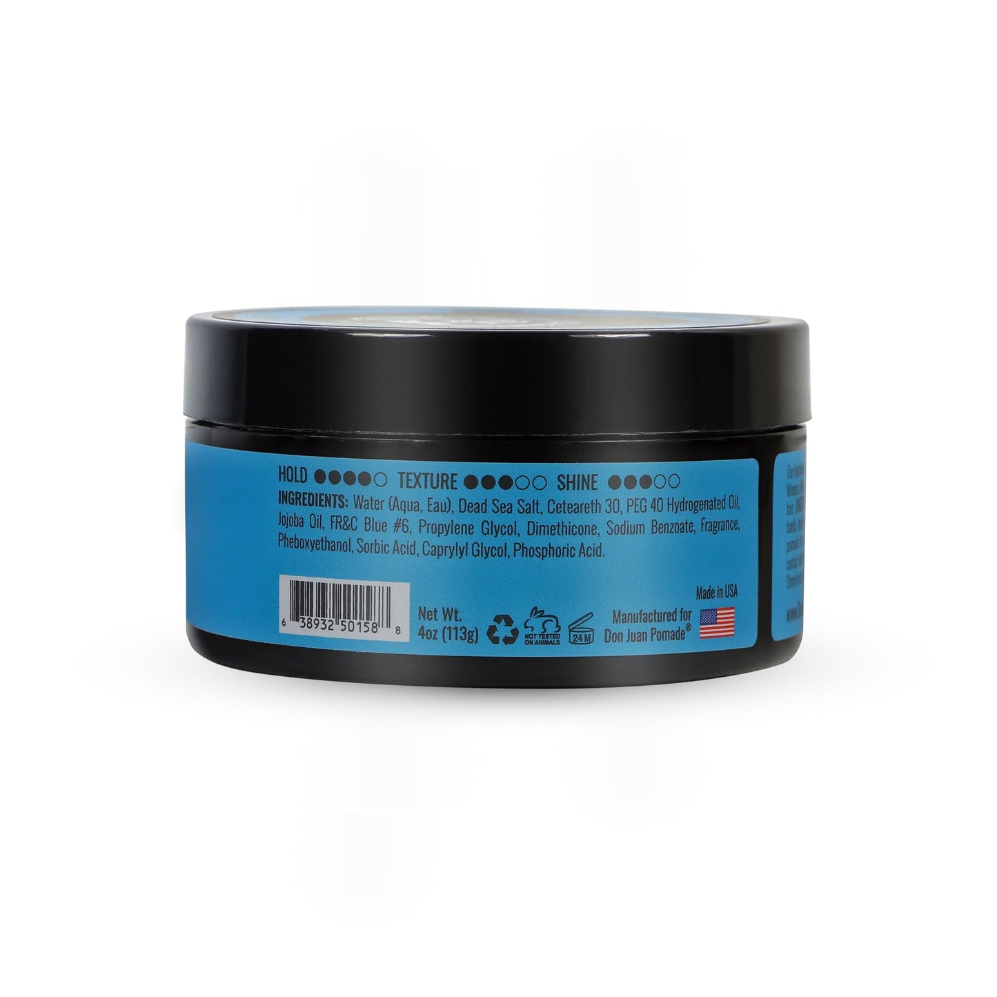 Don Juan Hybrido Pomade | Water Based | Strong Hold | High Shine | Natural Plant Extracts and Ocean Minerals | Summer Sea Breeze Scent, 4 oz. Beauty & Personal Care Don Juan
