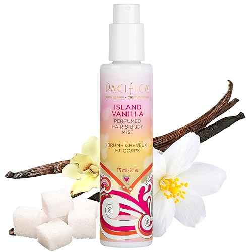 Pacifica Island Vanilla Hair Mist Perfume and Full Body Spray for Women - Fragrance Spray for A Mood-Lifting Experience, Paraben-Free, Clean Beauty No Beauty & Personal Care Pacifica
