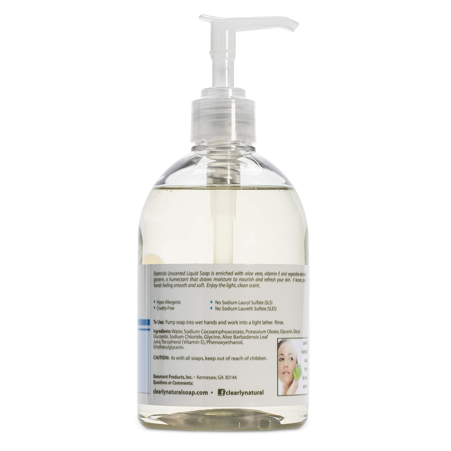 Clearly Natural Essentials Liquid Glycerine Soap, Unscented, 12 Ounce Beauty & Personal Care Clearly Natural
