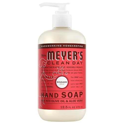 MRS. MEYER'S CLEAN DAY Hand Soap, Rhubarb Scent, 12.5 Fl Oz Bottle Beauty & Personal Care Mrs. MEYER'S