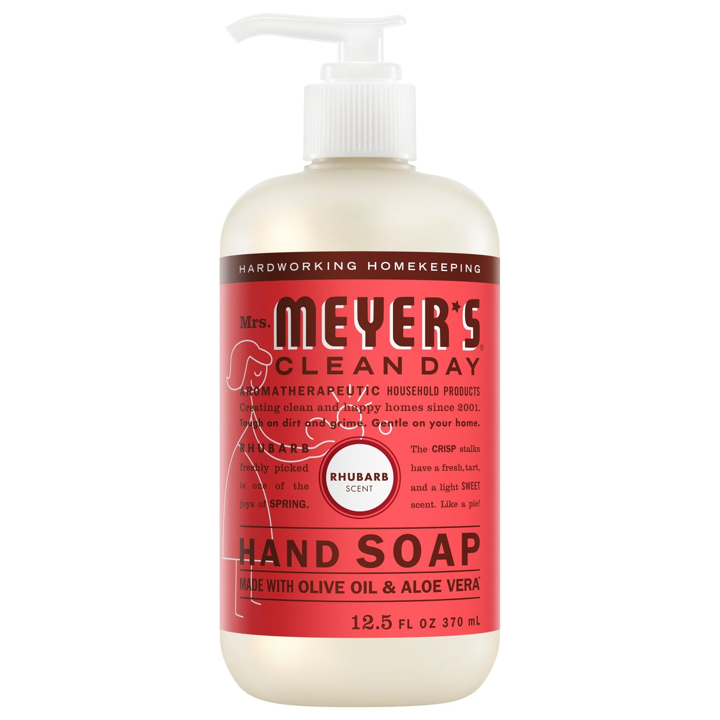 MRS. MEYER'S CLEAN DAY Hand Soap, Rhubarb Scent, 12.5 Fl Oz Bottle Beauty & Personal Care Mrs. MEYER'S