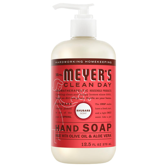 MRS. MEYER'S CLEAN DAY Hand Soap, Rhubarb Scent, 12.5 Fl Oz Bottle Beauty & Personal Care Mrs. MEYER'S