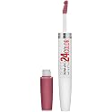 Maybelline Super Stay 24, 2-Step Liquid Lipstick Makeup, Long Lasting Highly Pigmented Color with Moisturizing Balm, Firmly Mauve, Mauve, 1 Count Beauty & Personal Care MAYBELLINE