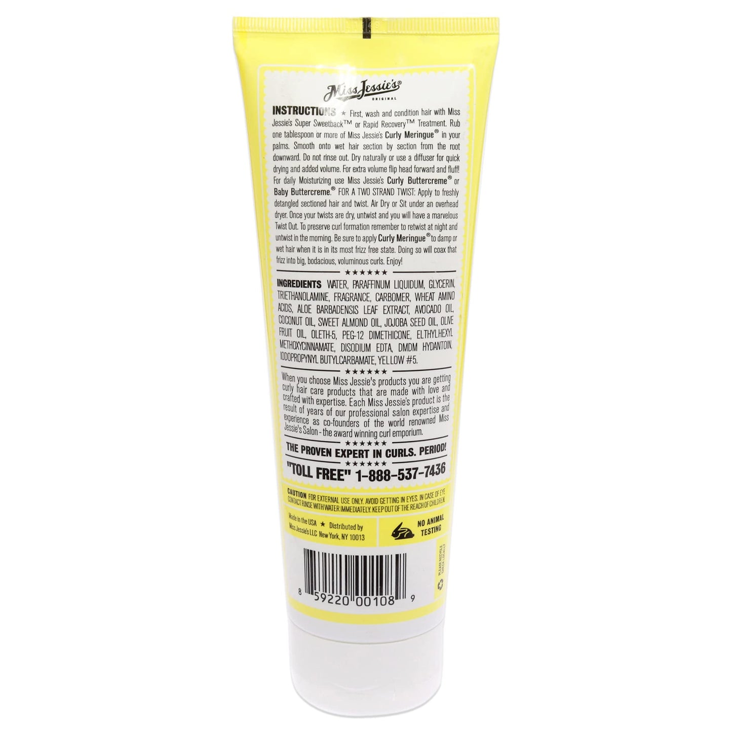 Miss Jessie's Curly Meringue Unisex Cream 8.5 oz Beauty & Personal Care Miss Jessie's
