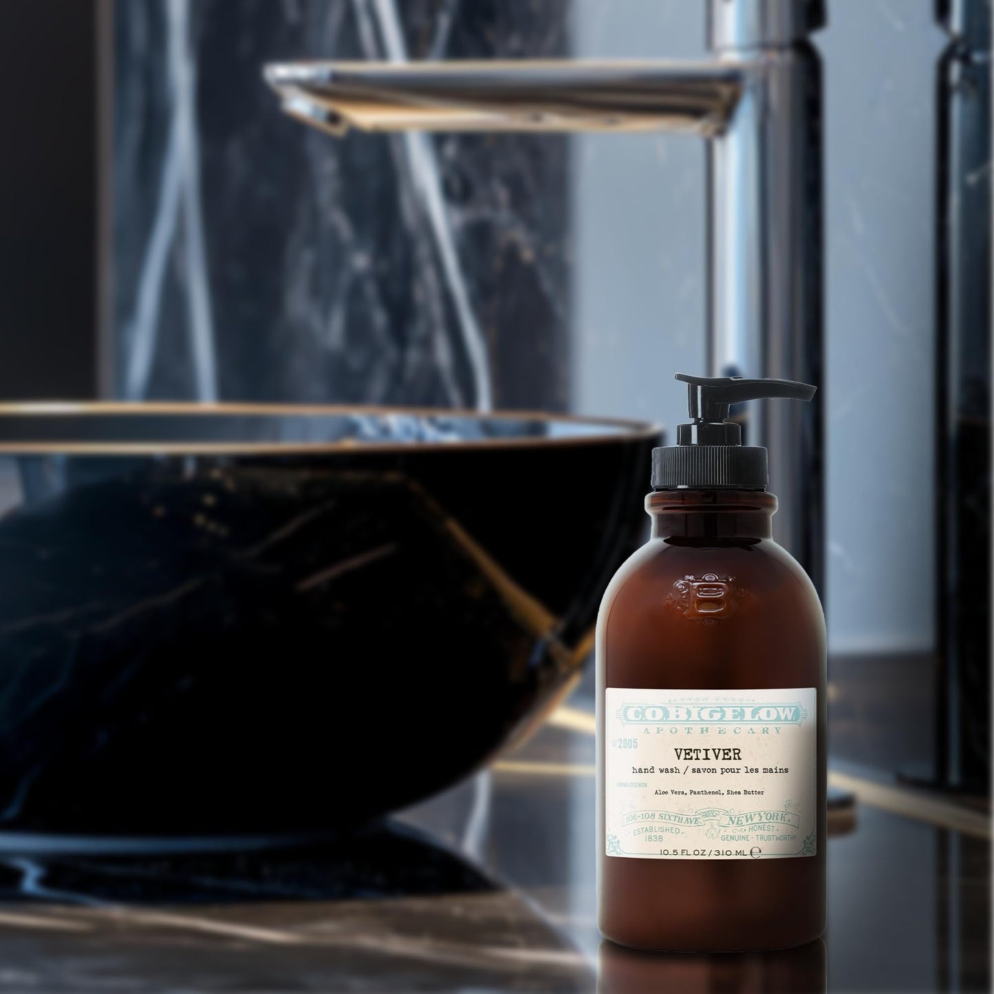 C.O. Bigelow Iconic Collection Vetiver Hand Wash, Scented Hand Soap with Aloe Vera and Shea Butter, 10.5 fl oz Beauty & Personal Care C. O. Bigelow