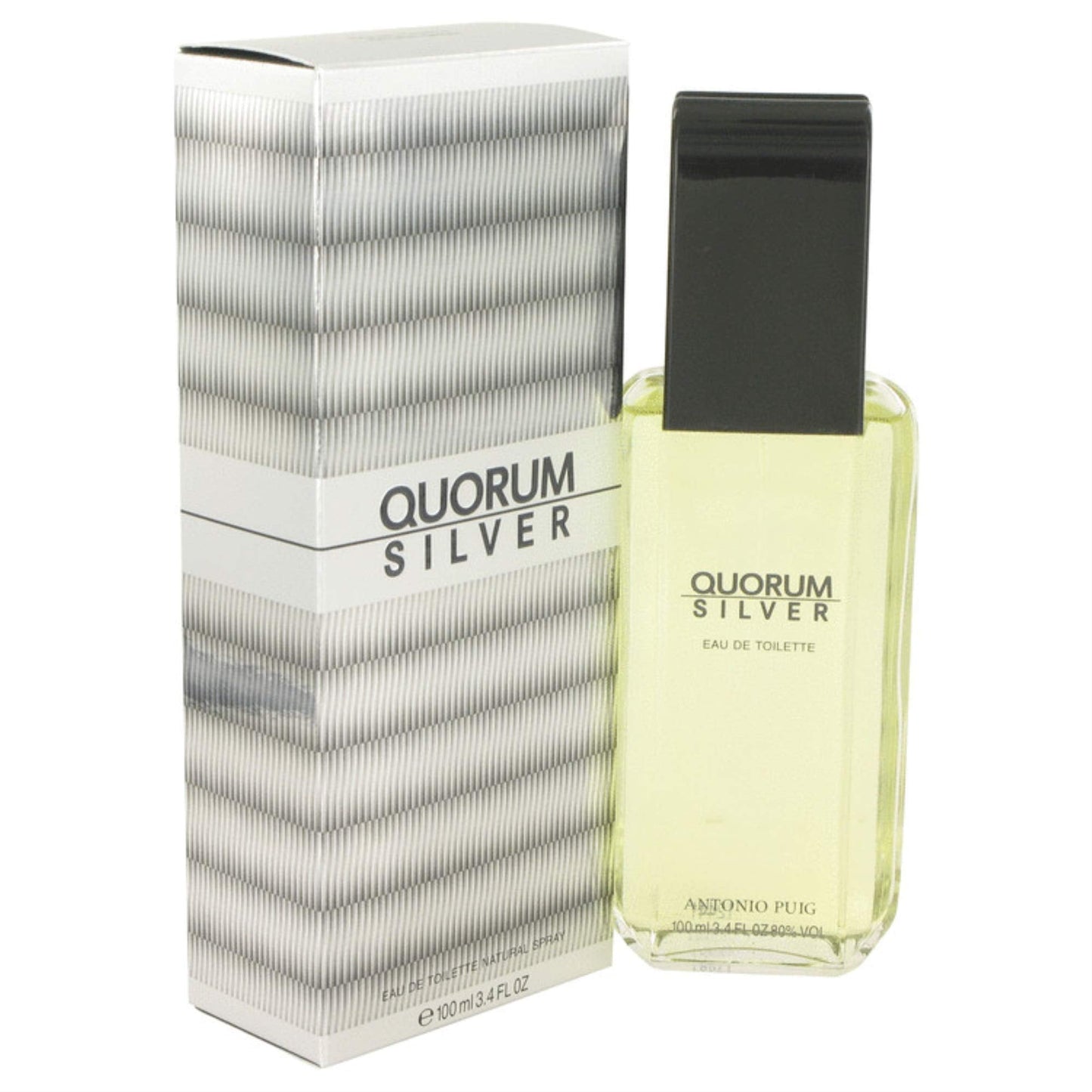 Quorum Silver by Puig Eau De Toilette Spray 3.4 oz Beauty & Personal Care Puig