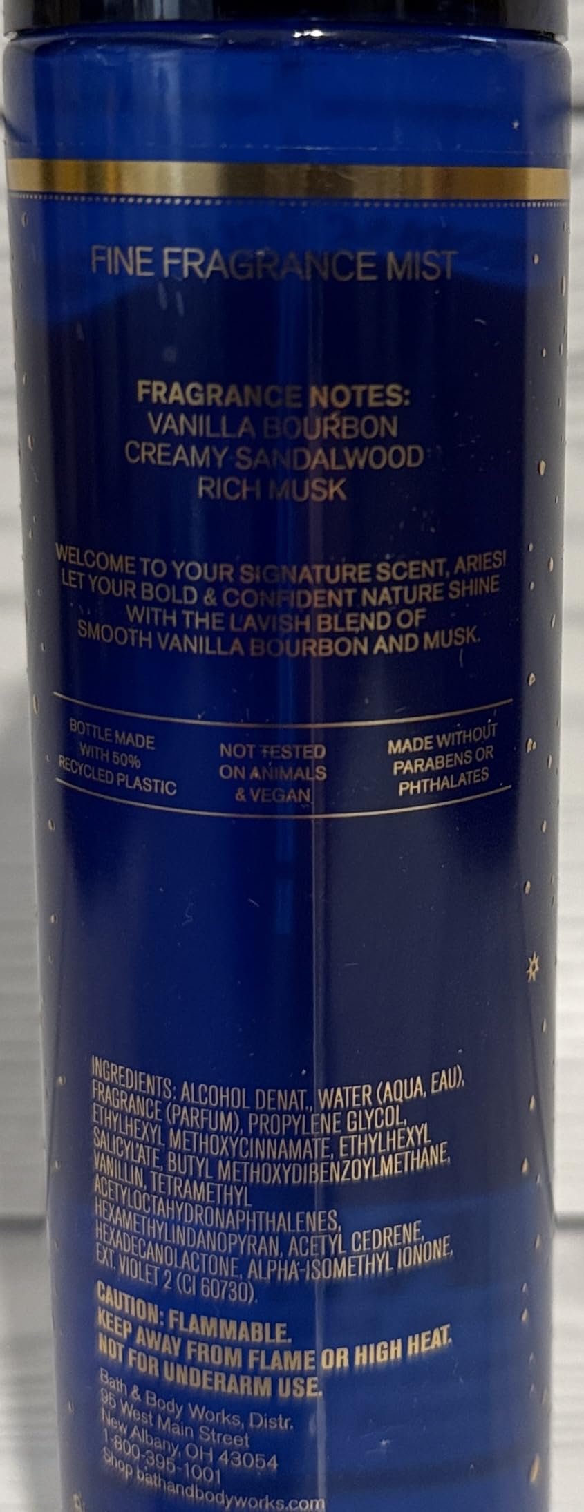 Bath & Body Works Aries Fine Fragrance Mist 8 Ounces Beauty & Personal Care Bath & Body Works