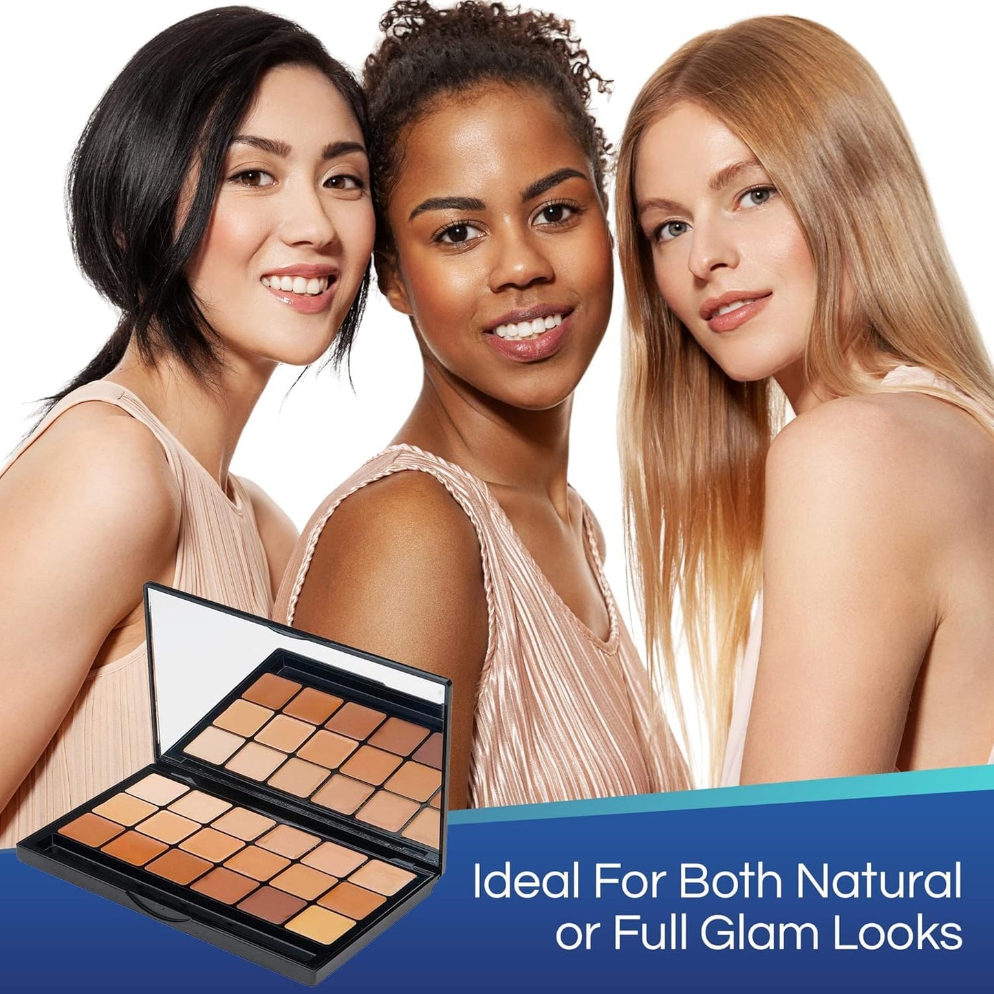 Graftobian Glamour Crème Ultra HD Foundation Super Palettes - Foundation Palette, Contour Makeup, Foundation for Professional Makeup Kit, Face Makeup Beauty & Personal Care Graftobian