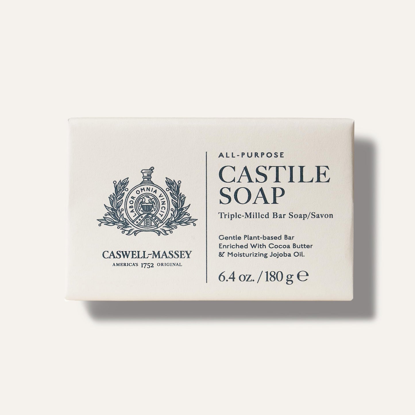 Caswell-Massey Pure Castile Bar Soap for Men & Women, Unscented & Moisturizing Natural Soap Bar for All Skin Types, Made with Essential Oils Beauty & Personal Care Caswell-Massey