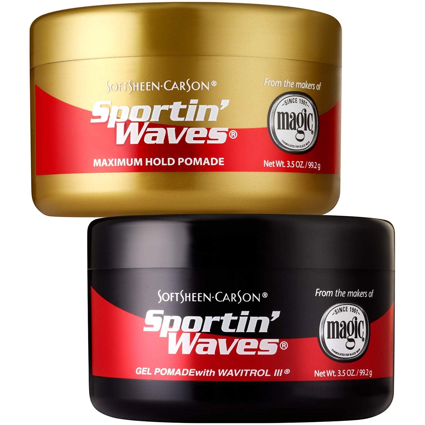 Softsheen Carson Sportin' Waves Maximum Hold Pomade, 2 Count Beauty & Personal Care SoftSheen