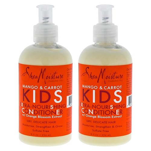 SheaMoisture Kids Conditioner 8 Ounce Mango/Carrot Extra Nourishing (236ml) (2 Pack) Beauty & Personal Care Shea Moisture