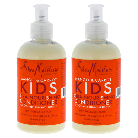 SheaMoisture Kids Conditioner 8 Ounce Mango/Carrot Extra Nourishing (236ml) (2 Pack) Beauty & Personal Care Shea Moisture