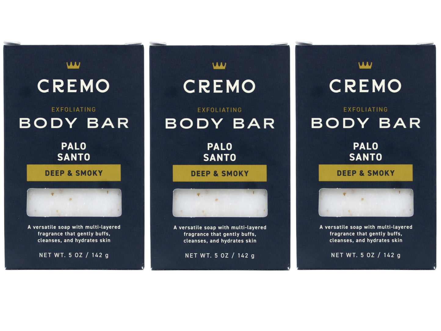 Cremo Exfoliating Body Bars Palo Santo (Reserve Collection) - A Combination of Lava Rock and Oat Kernel Gently Polishes While Shea Butter Leaves Your Beauty & Personal Care Cremo