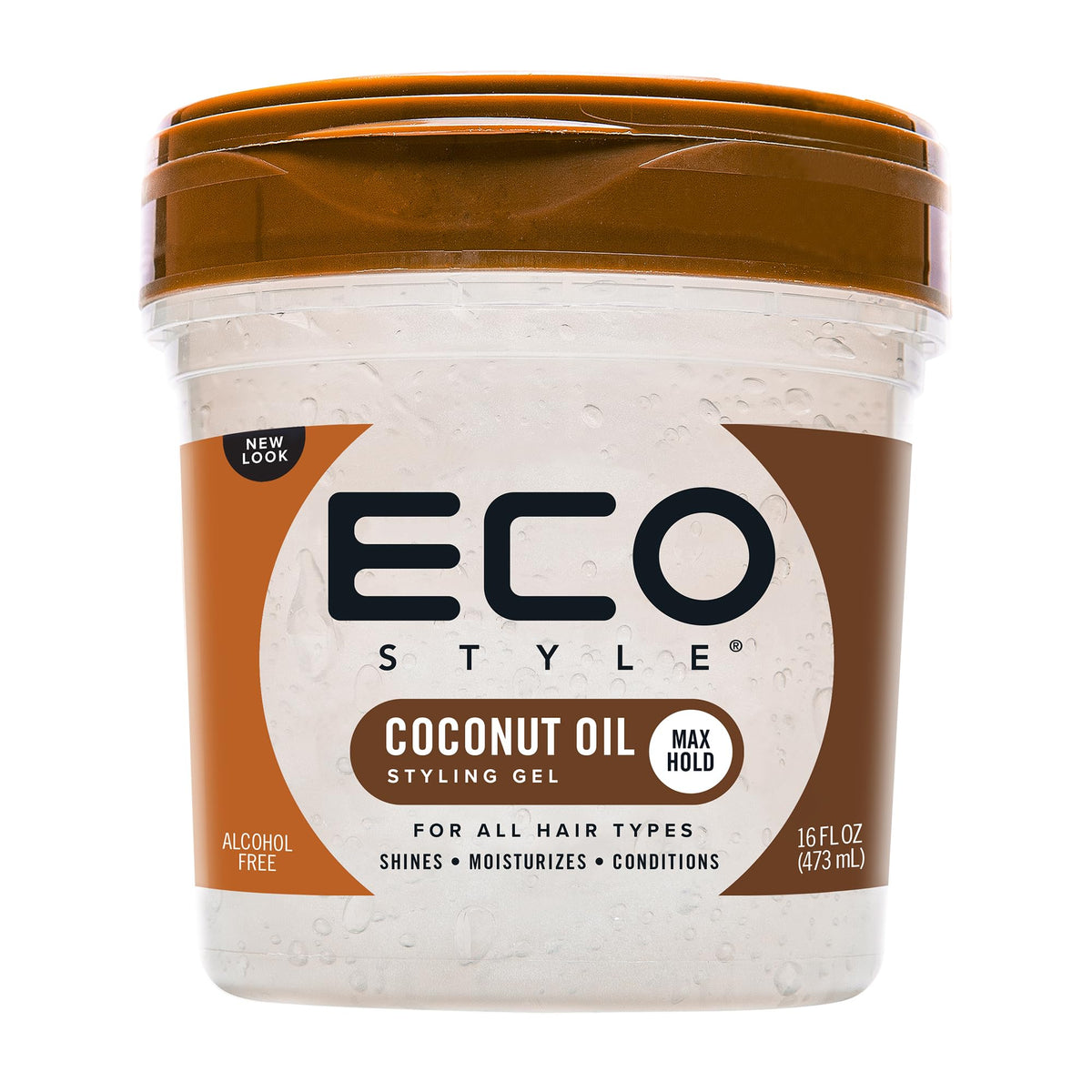 Ecoco Eco Style Gel - Coconut Oil - Adds Luster And Moisturizes Hair - Weightless Styling And Superior Hold - Prevents Breakage And Split Ends Beauty & Personal Care Eco Style