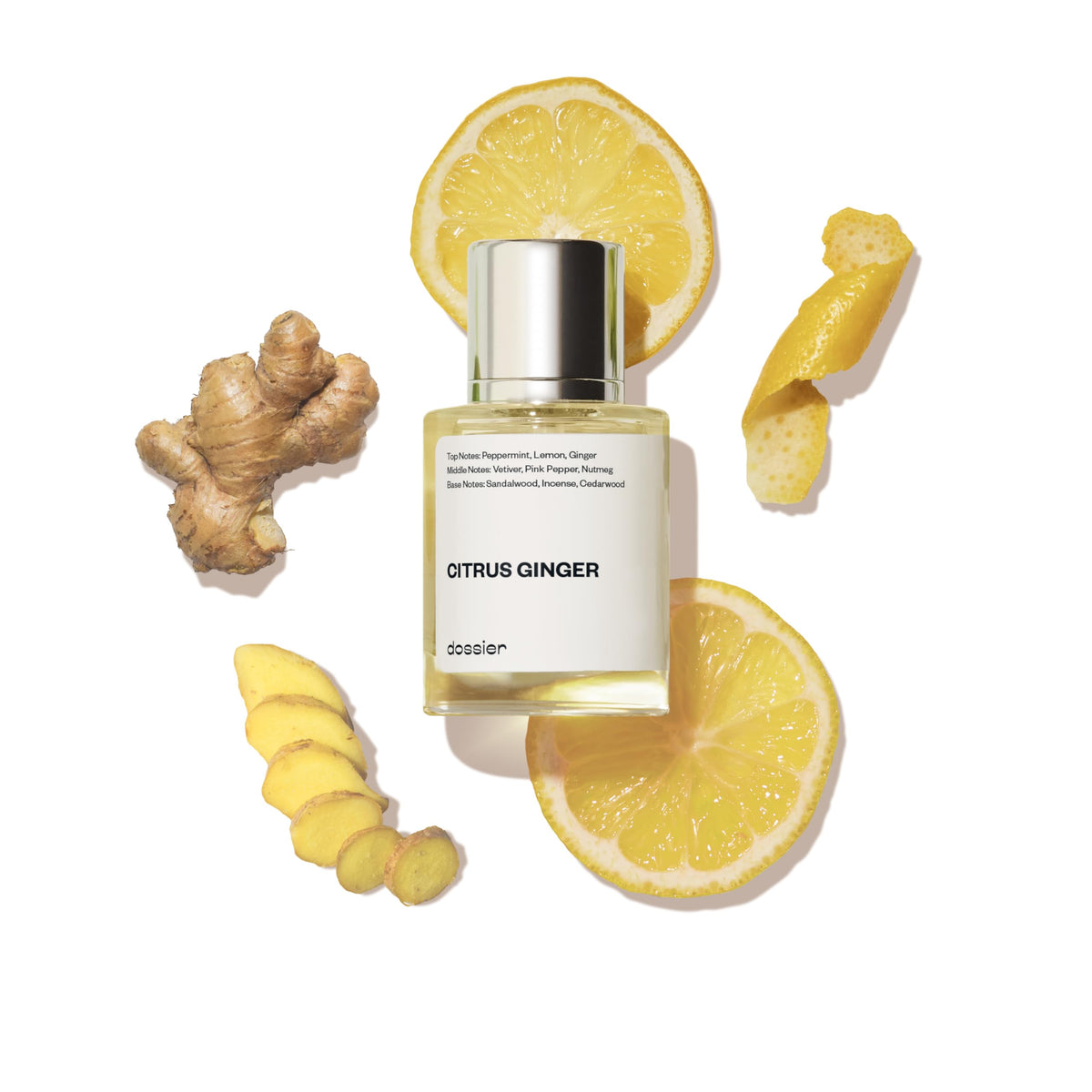 Dossier - Citrus Ginger - Eau de Parfum - Perfume Luxury - Pure Infused - For Men - Fragrance 1,7 Fl 0z (50ml) Beauty & Personal Care Dossier