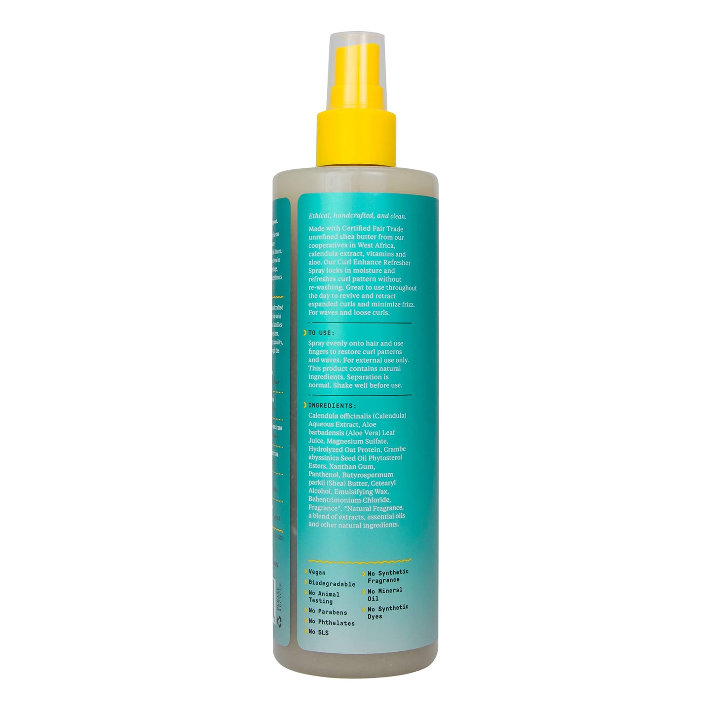 Alaffia Beautiful Curls Curl Enhance Refresher Spray, Wavy to Curly Hair Products, No Sulfates with Shea Butter & Essential Oils, Calendula and Aloe Beauty & Personal Care Alaffia