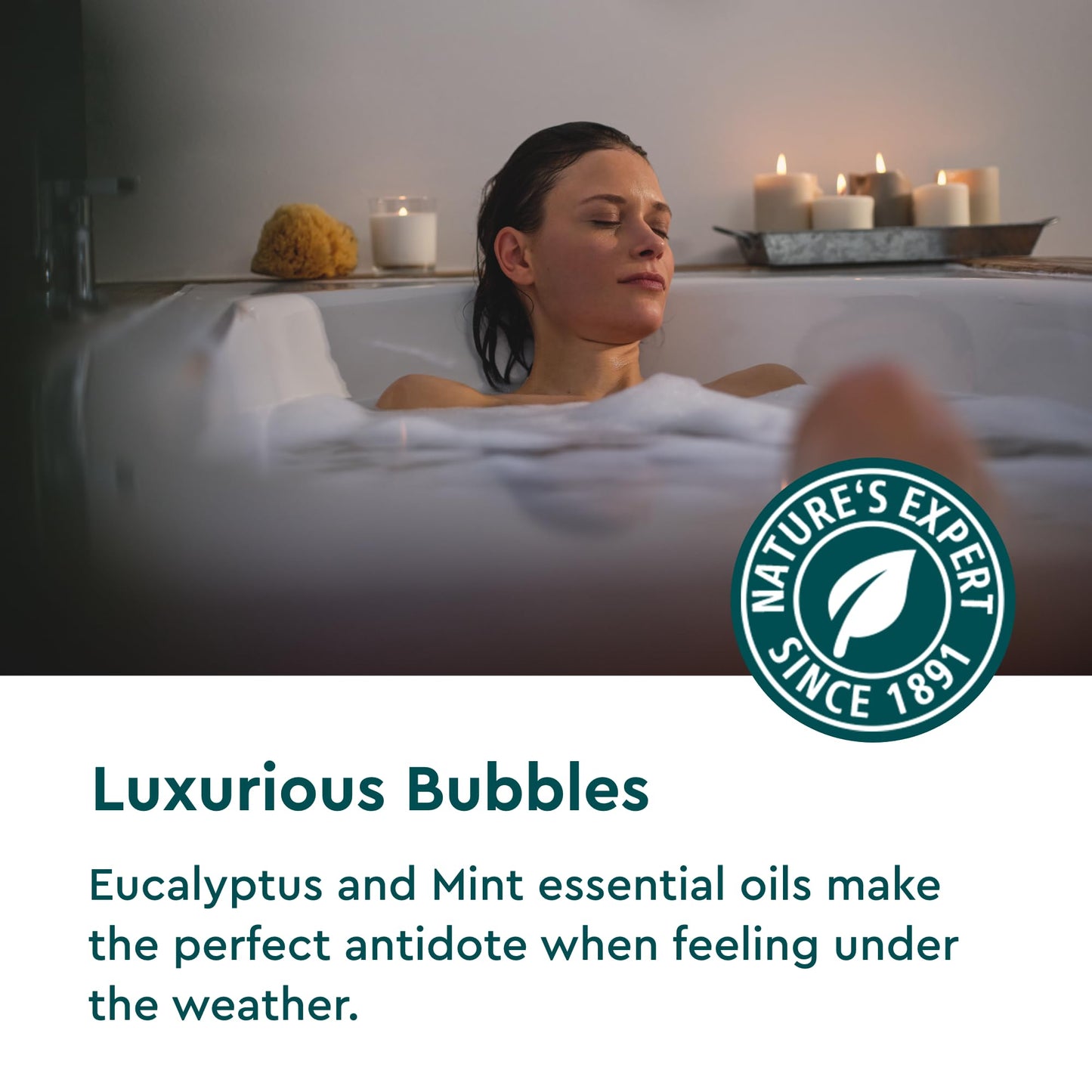 Kneipp Under the Weather Eucalyptus Aromatherapy Bubble Bath - Good for Respiratory Wellness - Vegan - Sulfate Free - 13.5 fl oz - Up to Eight Baths Beauty and Personal Care Kneipp
